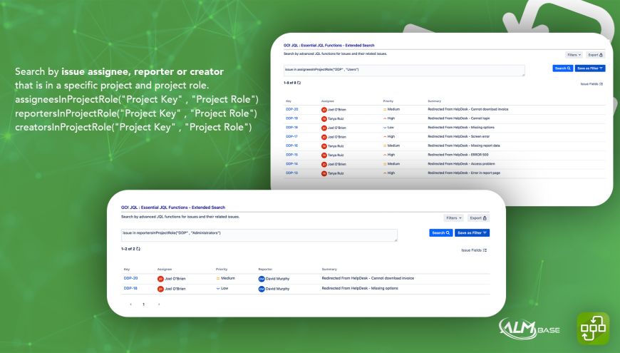 Search by Project Role