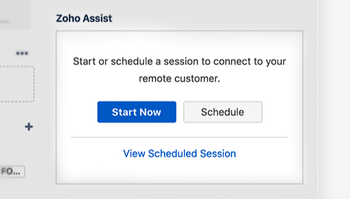 Start or schedule a remote support session.