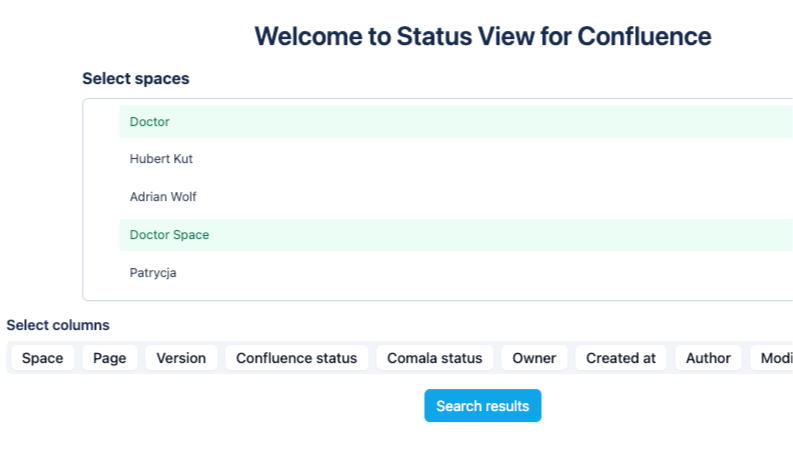 Customize your reports by choosing specific spaces and columns, ensuring you get the most relevant data for your needs, improving clarity and decision-making.