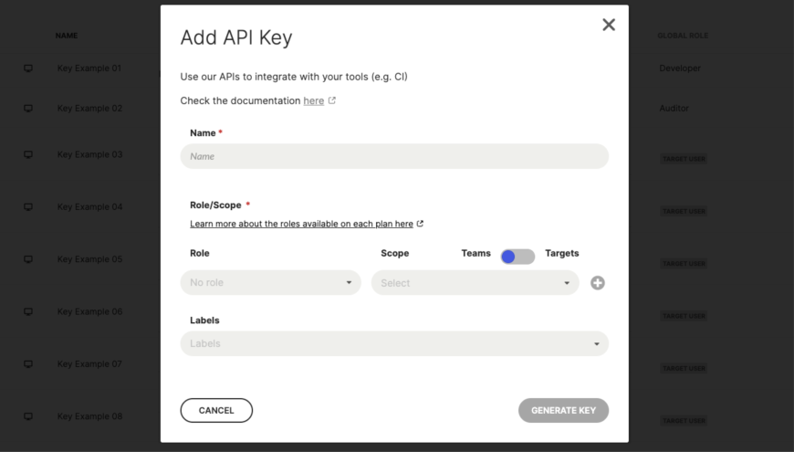 Configure your API key