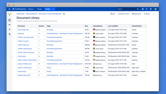 Seamlessly access vital information scattered across your Confluence using metadata from page, space, user or attachment properties.  Dive deeper into Confluence data with unique data suppliers.