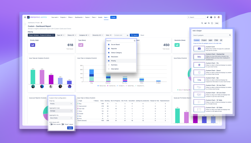 Structure and track cross-project reports easily