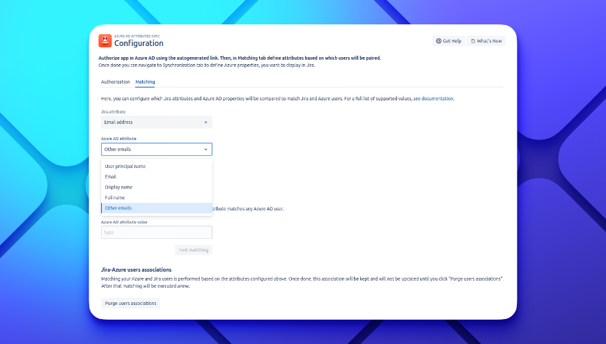 Match users between Jira and Azure AD