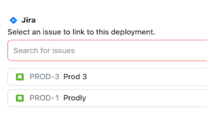 Tag your Prodly deployments to issues in Jira