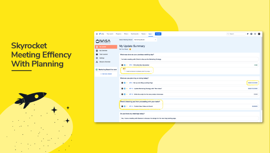 Skyrocket Team Meeting Efficiency with Planning
