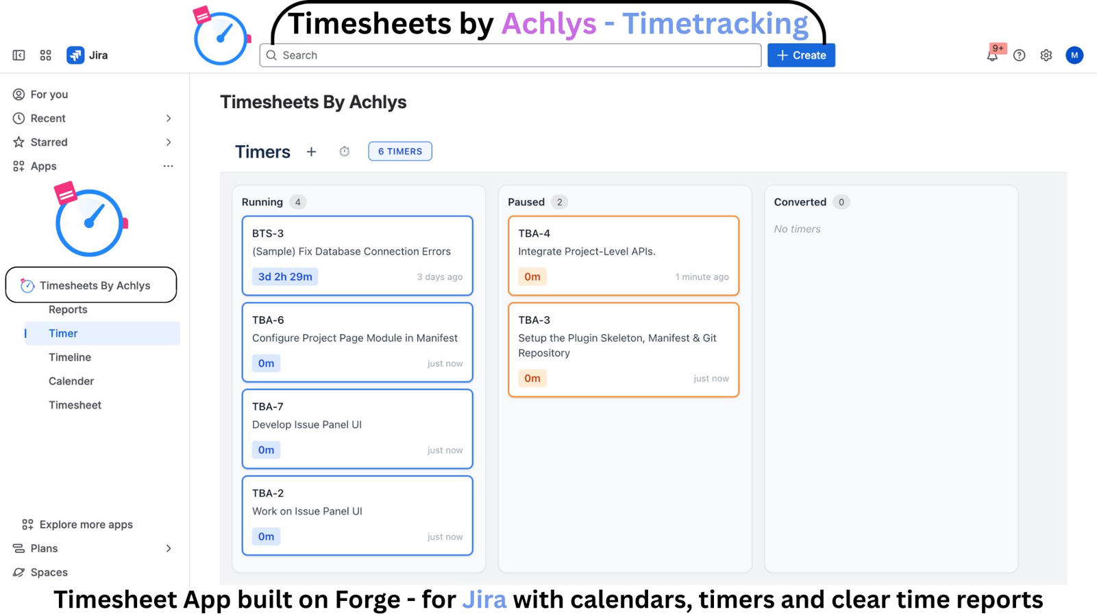 Interactive timesheet dashboard showing total time spent, estimates, author-wise and issue-type breakdowns, along with detailed worklog tables for deep analysis and easy exports.