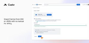 Bring your existing glossary with you