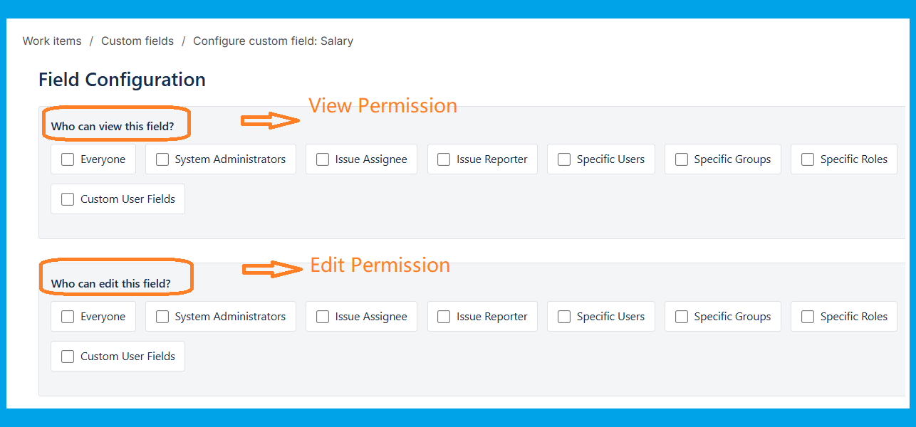 Separate Configuration for View and Edit