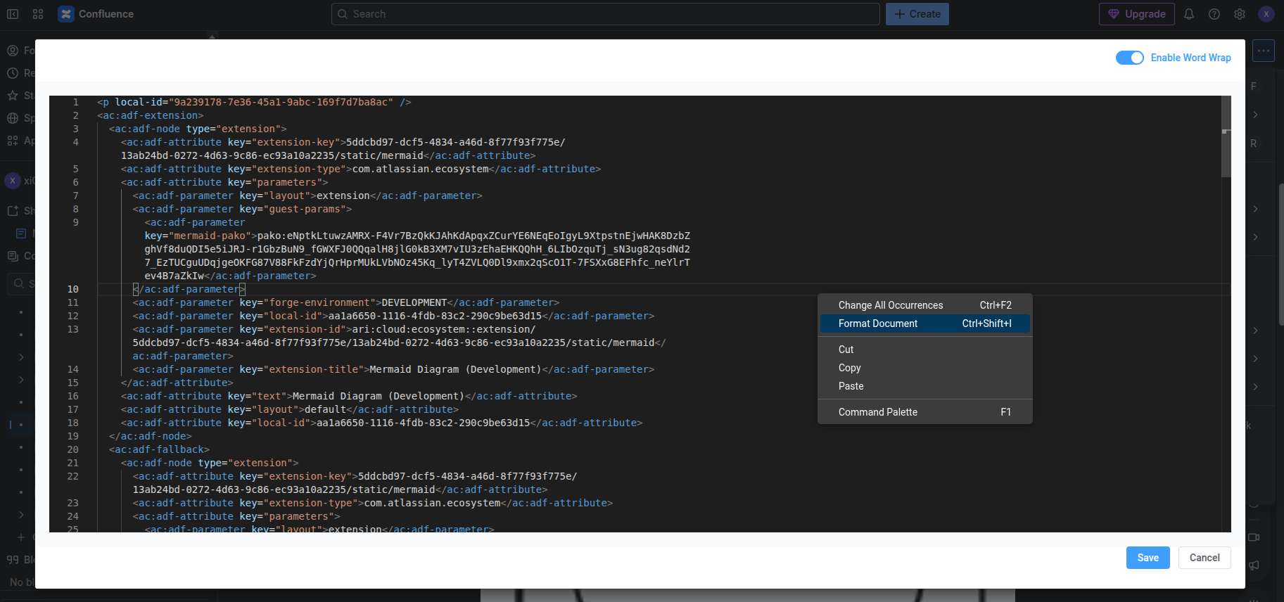 Built-in formatting capabilities