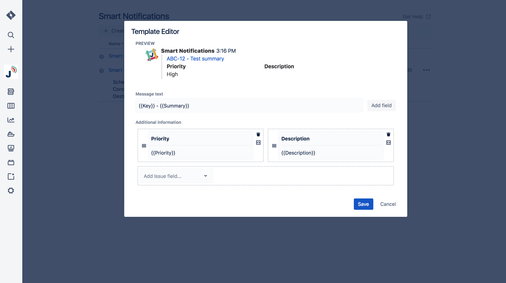 Template Editor