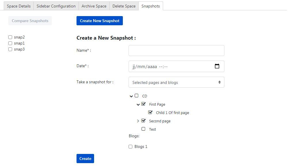 Create a snapshot