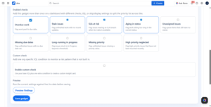 Gadget Display and Refresh Settings