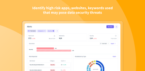 Identify high risk apps, websites, keywords used that may pose data security threats