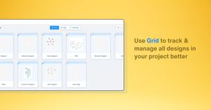 Manage your designs in Grid mode
