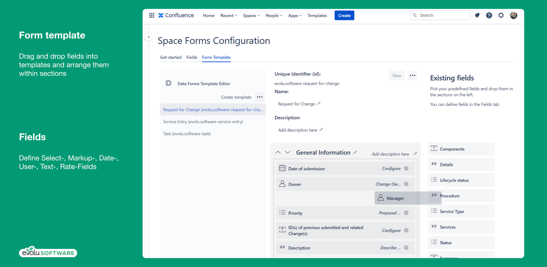 Customize the forms for your organization