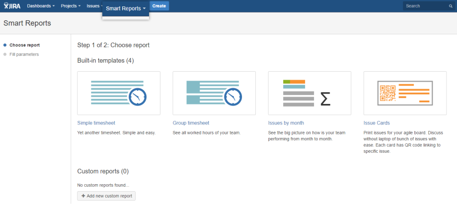 Builtin reports