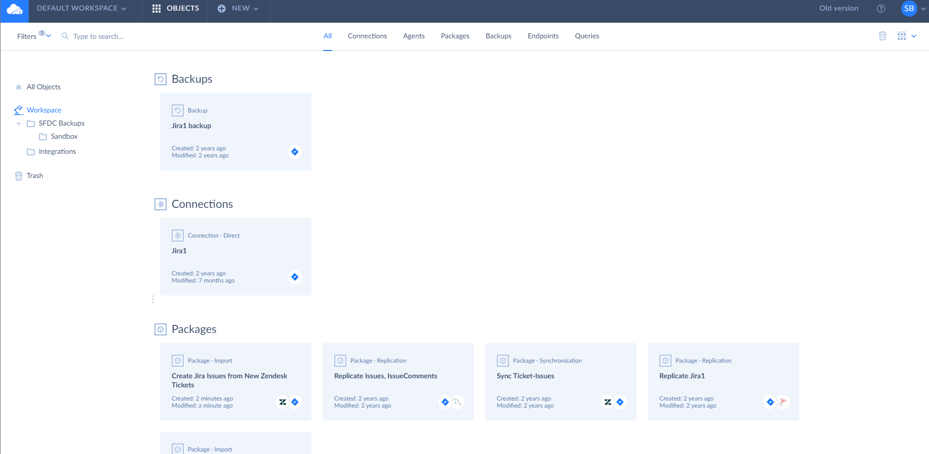 Configure your synchronization in a convenient visual editor without any need for coding.