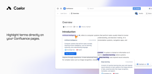 Show definitions right where people read.