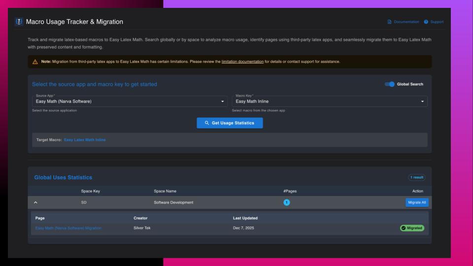 Get the macro usage effortlessly