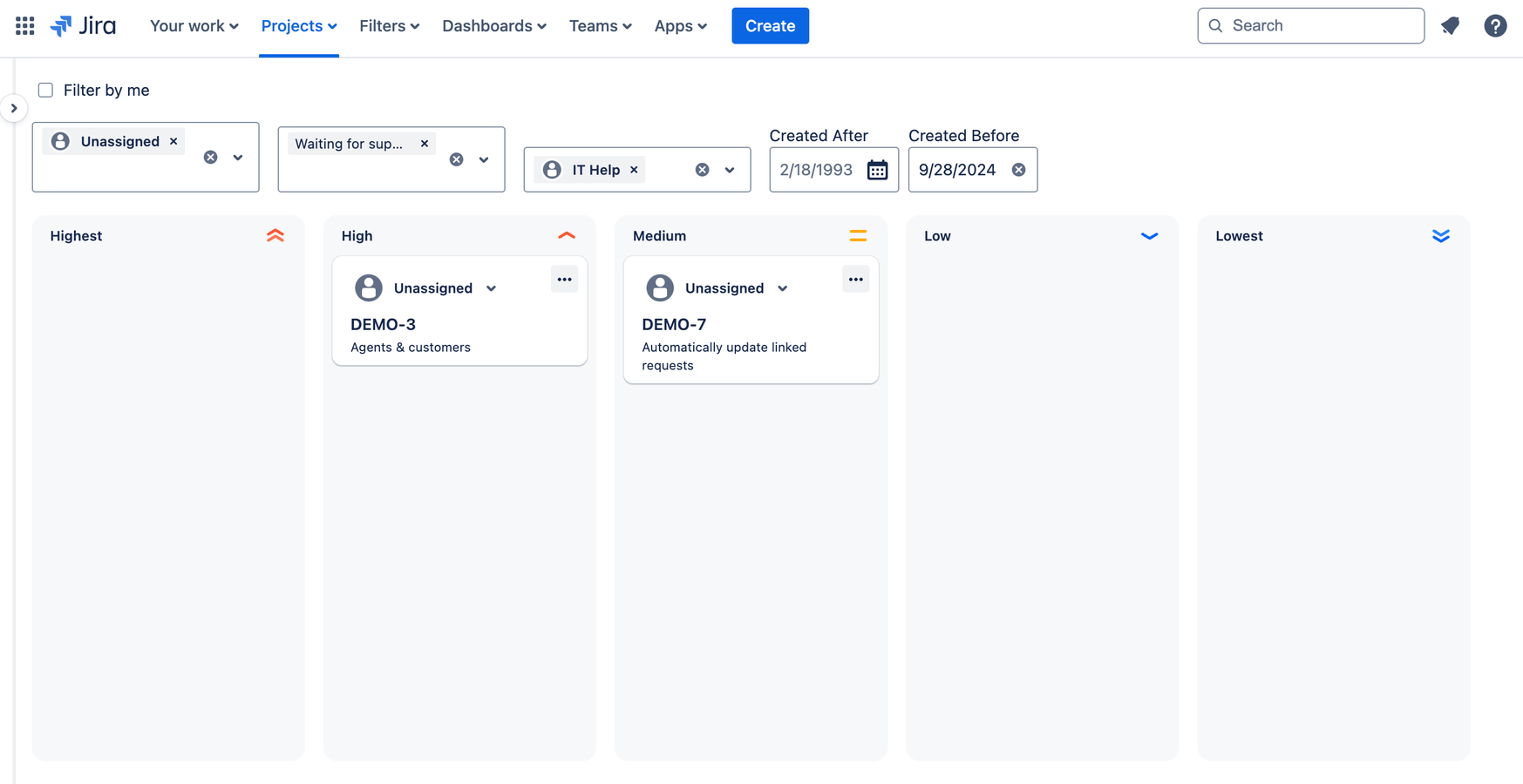 Use filters to easily focus on specific Jira tickets, allowing your team to manage their priorities more effectively and stay on top of deadlines.