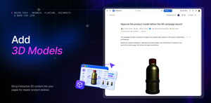 Bring interactive 3D content into your pages for clearer product reviews