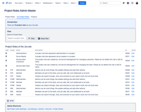 Identify company-managed and team-managed roles, and on which project a role can be applied