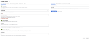 You can display a lot of useful information in the panel - a custom message, the values of fields without showing them on the screen, and data from related requests.