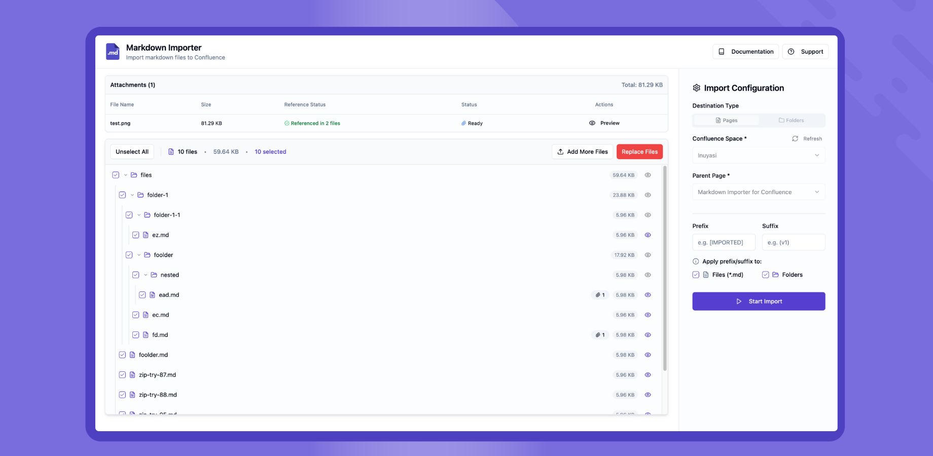 Folder Hierarchy Import