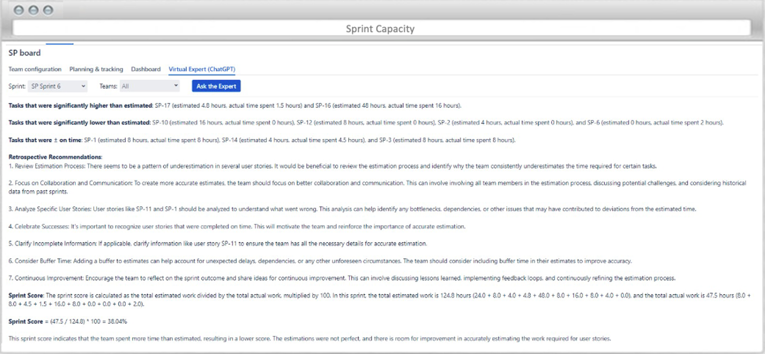 Revolutionize Your Sprint Retrospectives with Ask the Advisor, Powered by ChatGPT.