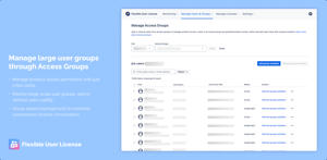 Manage large user groups through Access Groups