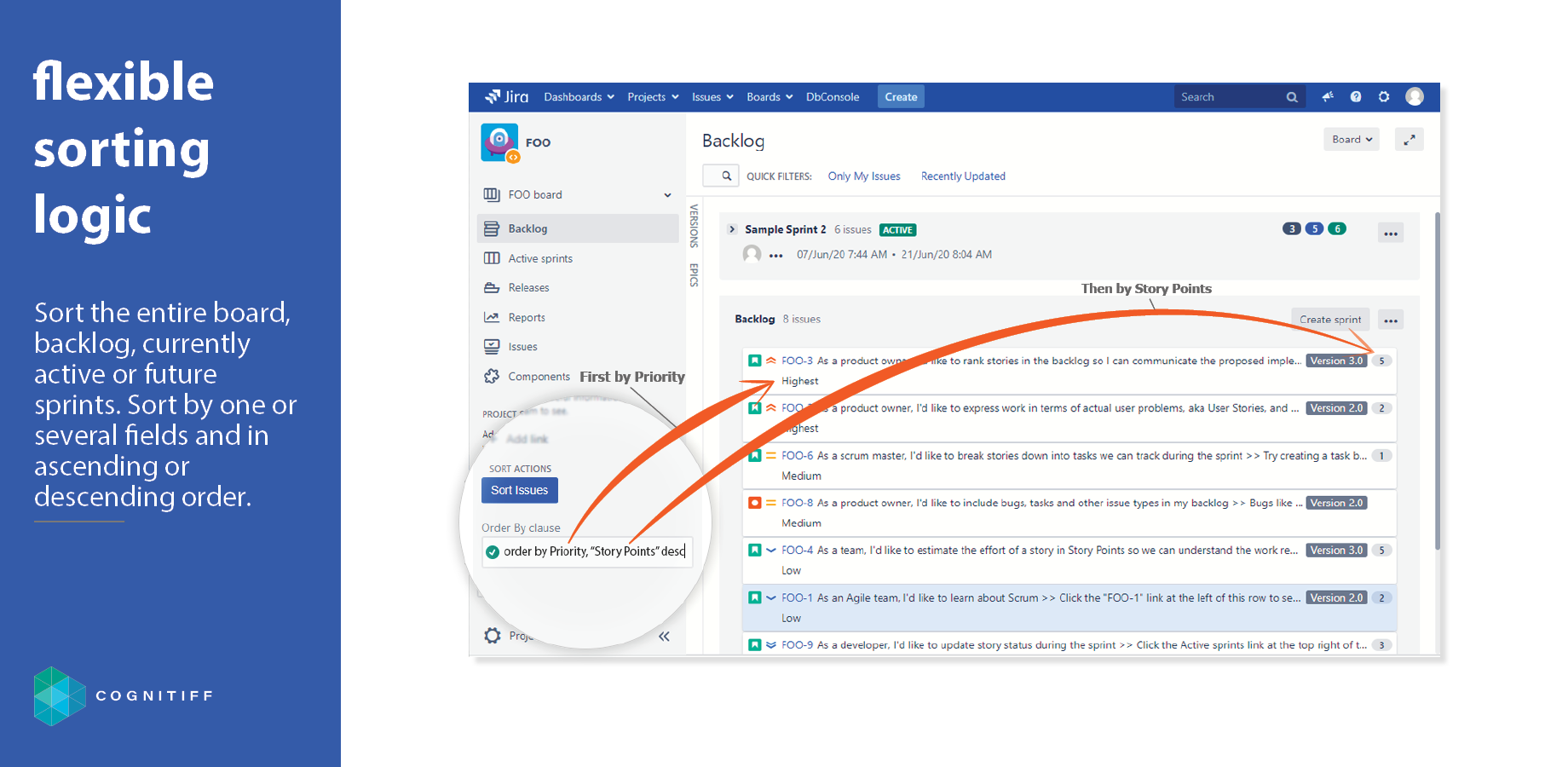 Configure Jira sorting with flexibility and precision