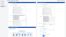 An example of flexible gadgets configurations where you can define a list of jira projects, associated versions and use case specific options to fine tune the output.