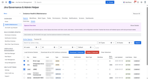 Find in active space owners, idle spaces,  download spaces configurations or bulk delete.