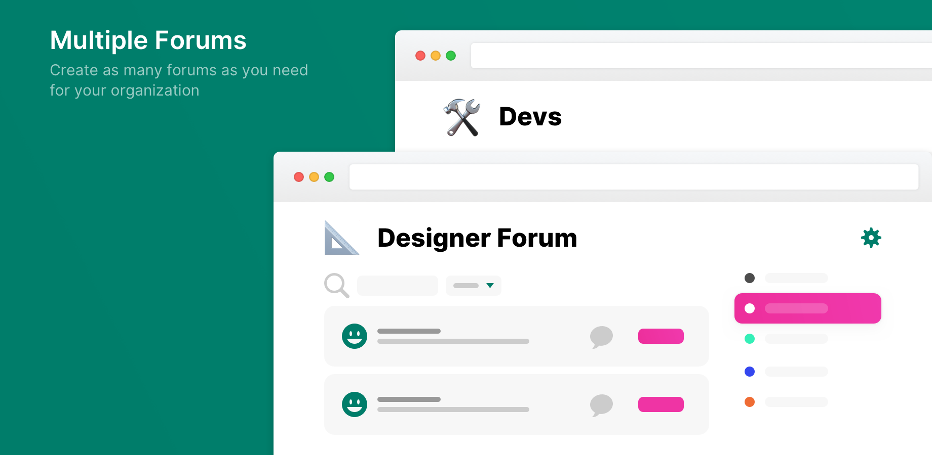 Forum is a great way to connect experts
