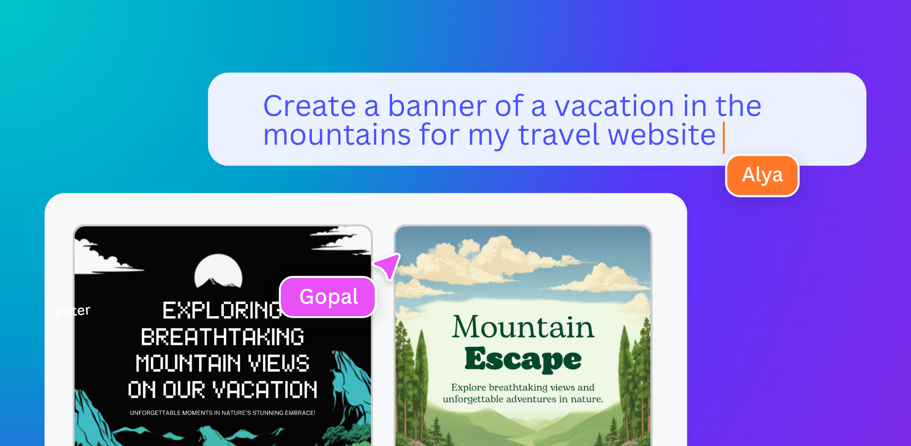 Supercharge your website & social media content.