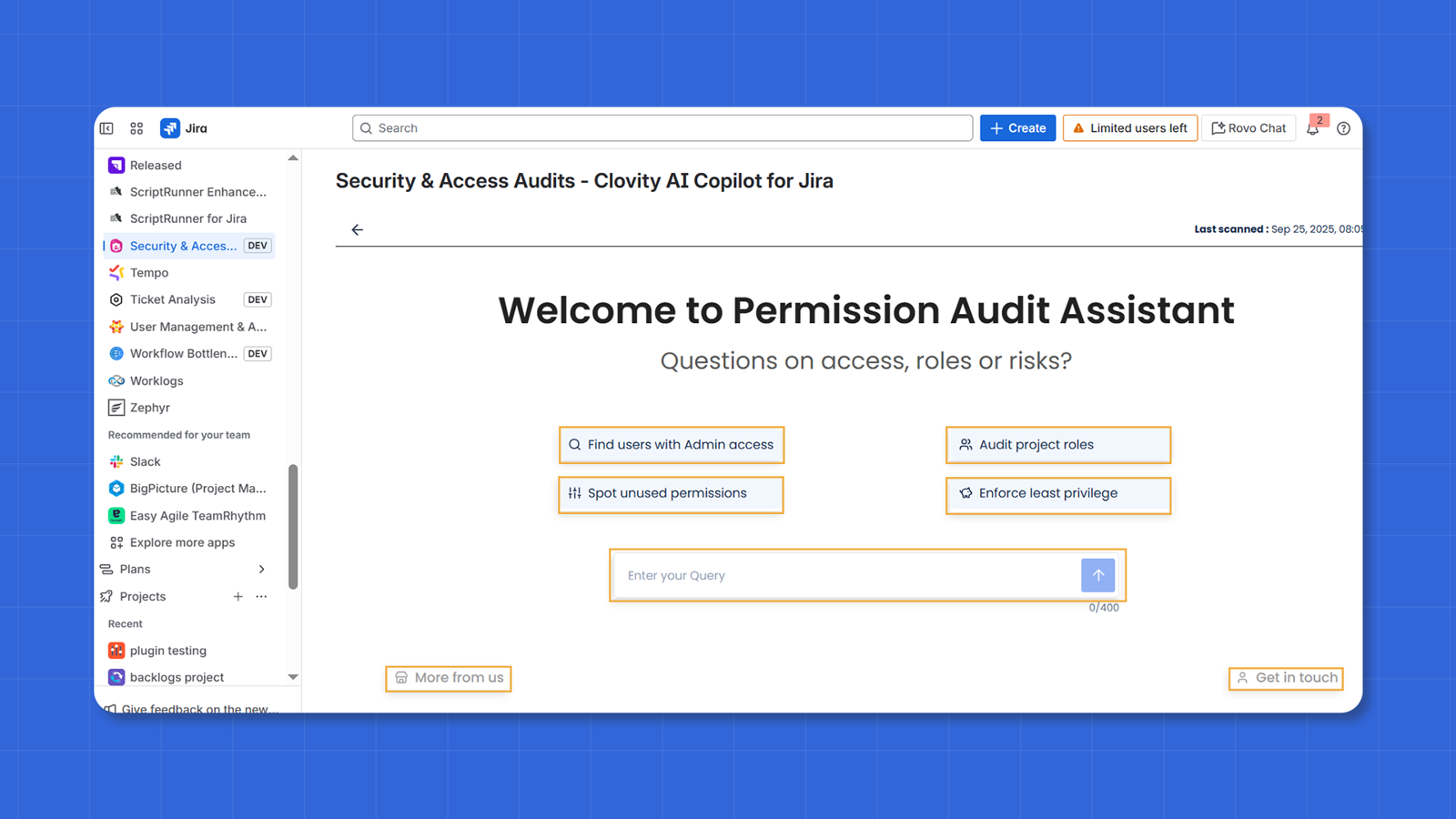 Smarter security audits for Jira access