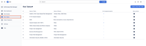 Fully customizable risk table templates for product, project, information security and organization risk management to kick start your risk projects