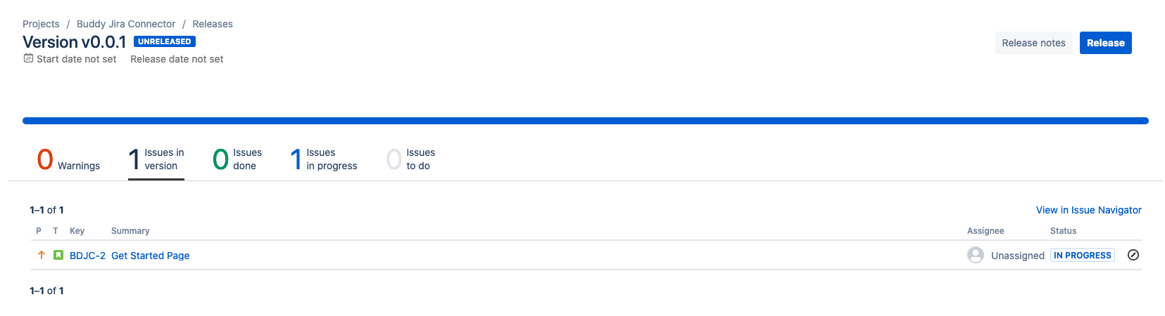 View build status in Release Hub