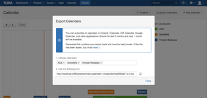 Subscribe to calendars in Outlook, iCalendar, iOS Calendar, Google Calendar. Only copy created link to your application.