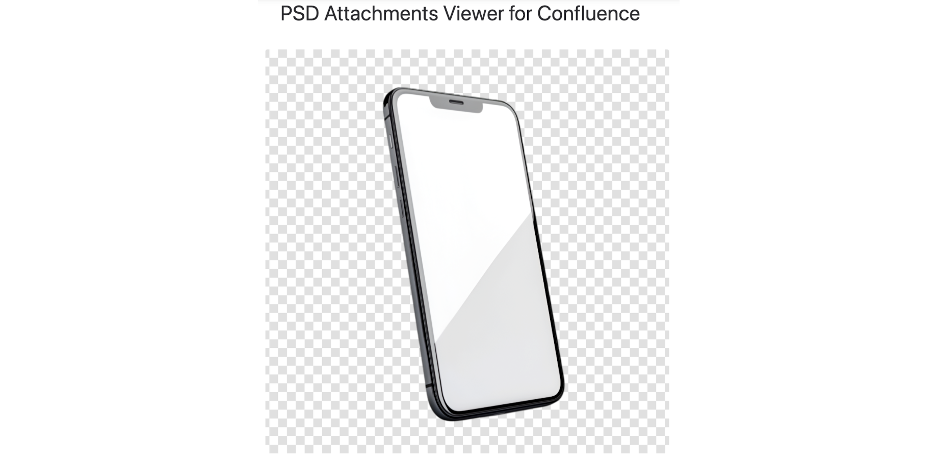 Embed PSD file into Confluence page