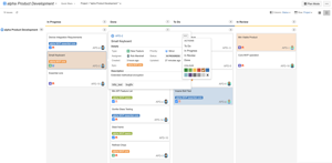 Toggle the visual dependencies feature to see the relationships between your issues, something that is critical for teams using the Scaled Agile Framework (SAFe) to enterprise-scale their Agile development.