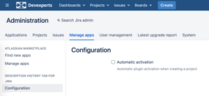 Global configuration option to automatically enable the add-on on each newly created project