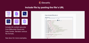 Easily embed up-to-date Bitbucket file content. Renders various formats.