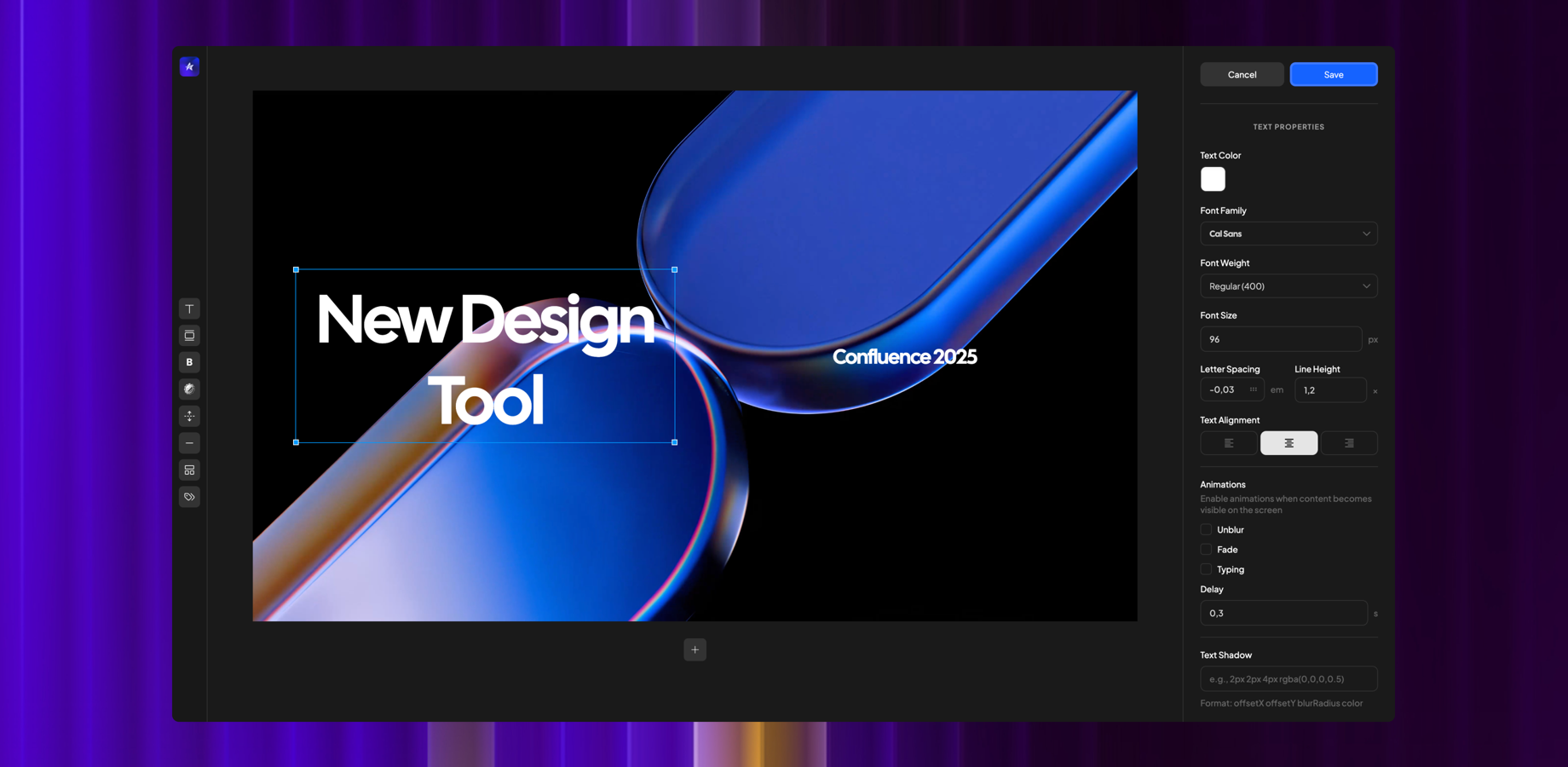 New Design Tool