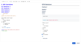 Compose Markdown document