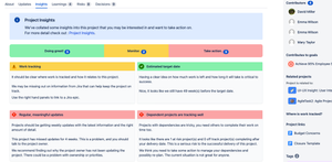 Project insights head off problems before they become dramas