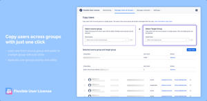 Copy users across groups with just one clic