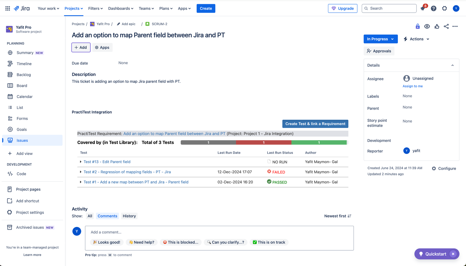 Application Lifecycle Management solution - QA hub for all efforts for better visibility
