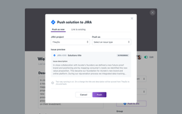 From journey to epic: push epics fro TheyDo to delivery teams in Jirafor smooth collaboration across your organization.