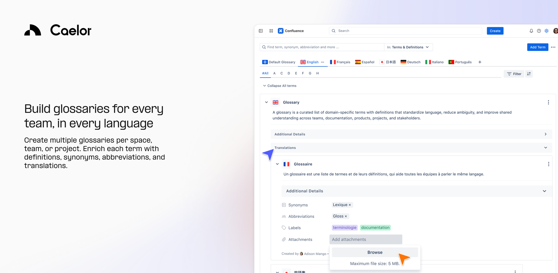 Build glossaries for every team, in every language